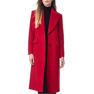 Bernardo Vibrant Red Women's Trench Coat